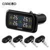 CAREUD-sistema de supervisión de presión de neumáticos TPMS inalámbrico para coche, con 4 sensores de batería reemplazables internos, pantalla LCD ► Foto 1/5