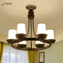 Европейский стиль свеча патрон люстра светильник Restro украшение дома светильник ing E27 столовая спальня отель блеск лампы