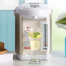 Электрический чайник-термос 304 нержавеющая сталь 5L защита от перегрева безопасность автоматическое отключение Функция