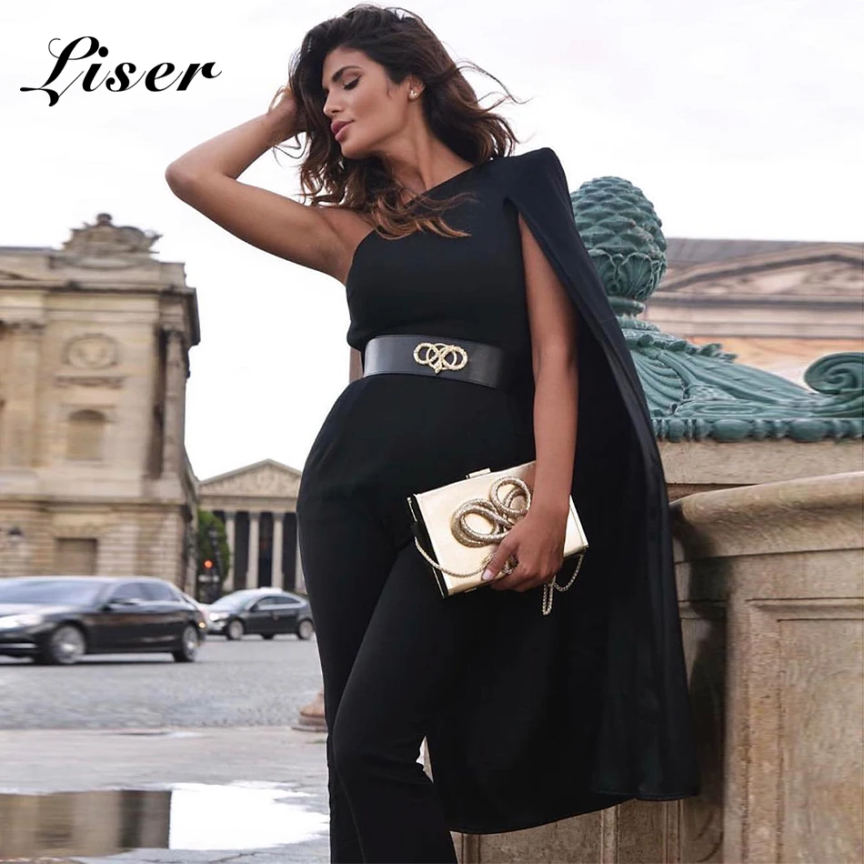 

Liser 2018 New Summer Women Jumpsuits Long Sleeve Sexy Bodycon Jumpsuits Celebrity Party Black White Jumpsuit Vestidos Wholesale
