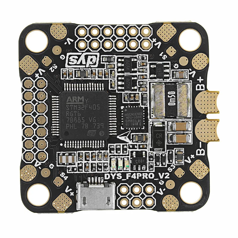 

Upgrade DYS 30.5x30.5mm F4 Pro V2 Flight Controller AIO OSD & 5V 9V 3.3V BEC & Current Sensor For RC Drones FPV Quadcopter DIY