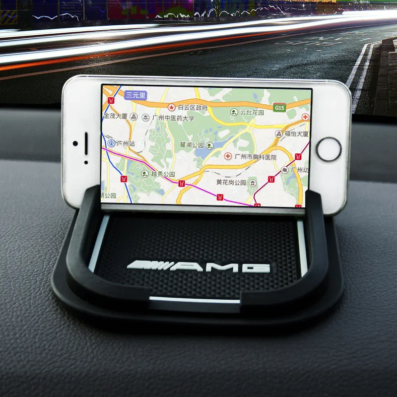 

1PCS high quality Non-slip Mat Super sticky collant Pad Mobile Cell phone GPS Chrome For Mercedes Benz AMG W205 W204 Assessories