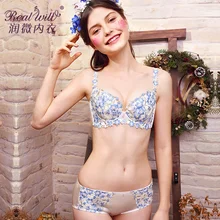 Realwill белый женский комплект бюстгальтер Горячая нижнее белье бюстгальтер пуш-ап комплект нижнего белья бюстгальтер комплект нижнего белья