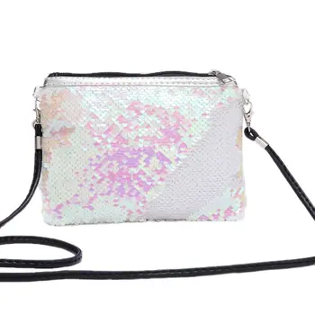 

Women Glitter Sequin Small Handbag Makeup Bags Crossbody Shoulder Bag Coin Purse