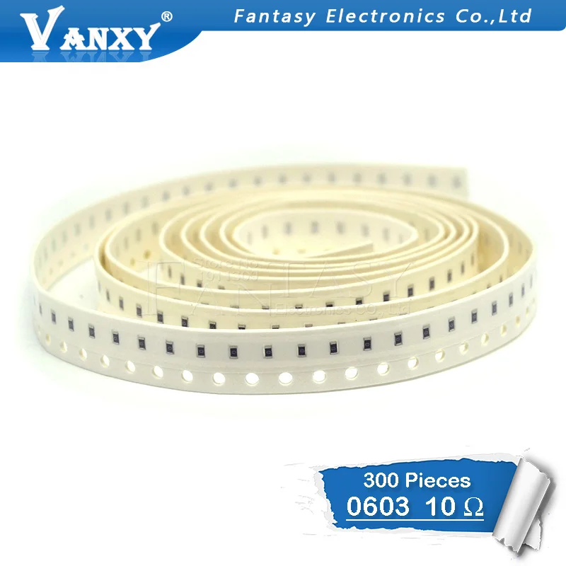 300pcs/lot 0603 Chip Fixed Resistor SMD Resistor 1% 10K ohm 103 300pcs/lot 0603 Chip Fixed Resistor SMD Resistor 1% 10K ohm 103