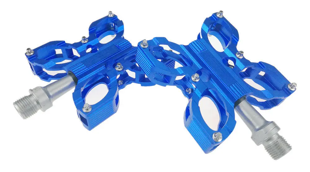 butterfly Aluminum MTB Mountain Road Bike 3 Bearings Pedals flat Platform Pedal