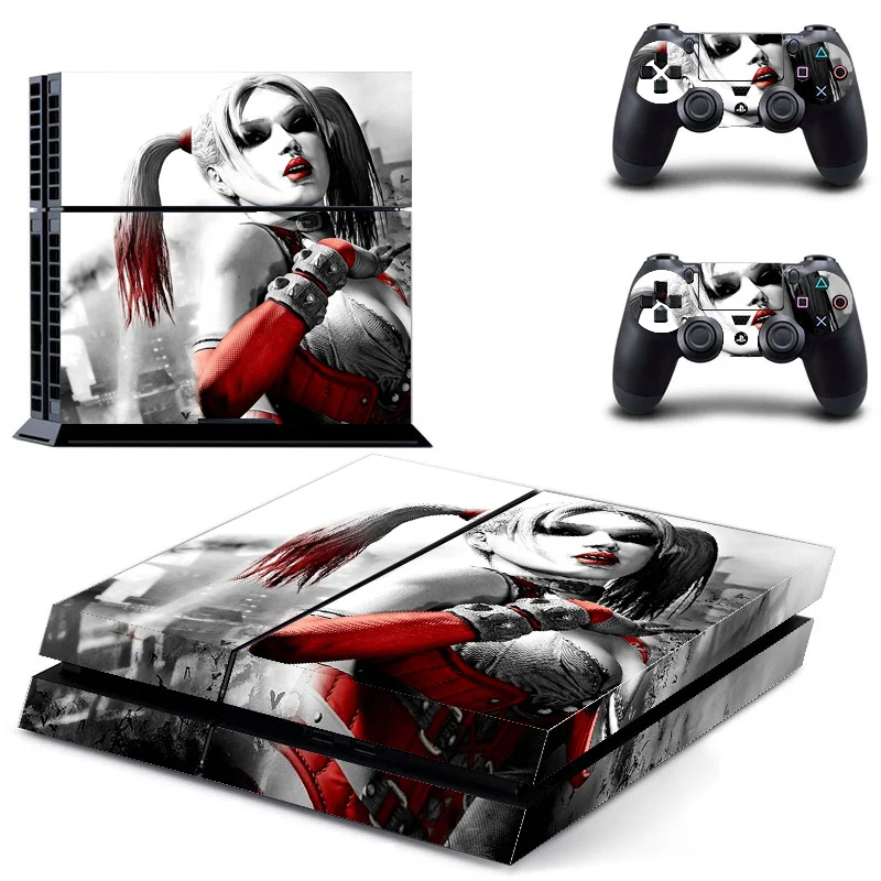 5 Наклейка с Бэтменом для PS4, чехол для консоли Playstaion 4, виниловые наклейки для управления кожей+ 2 шт., защитный геймпад - Цвет: 5