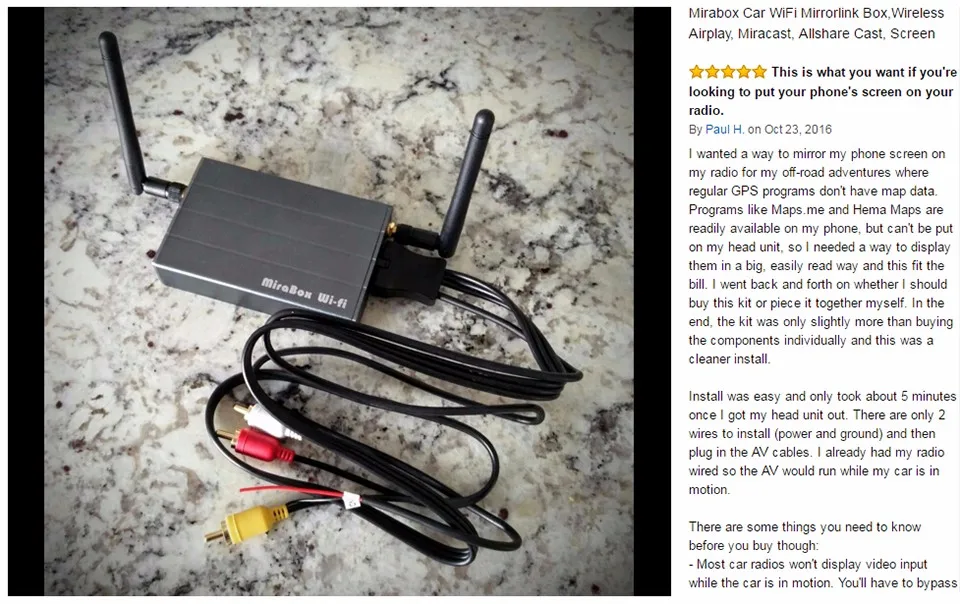 Car Wifi mirrorlink box 231