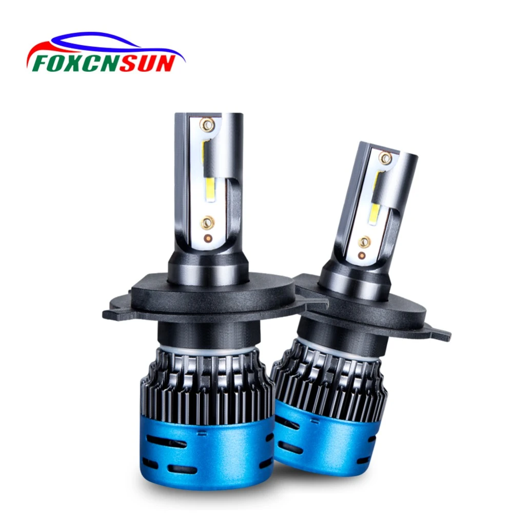 FOXCNSUN LED Ampoule faro moto H7 LED H4 CAR HEADLIGHT BULB 12V 24V H11 HB3  HB4 9005 9006 40W 9600LM Hi Lo beam 1 year warranty|Car Headlight  Bulbs(LED)| - AliExpress
