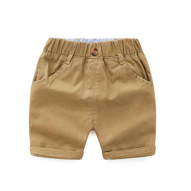 Summer Cotton Boys Shorts Toddler Casual Pantaloncini Trousers Kids