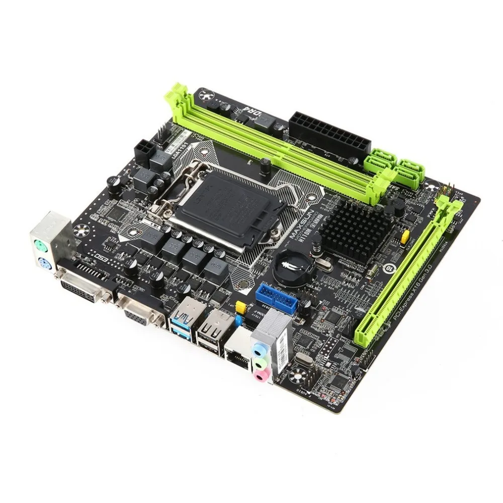 

H110MS21151 Computer Motherboard USB Faster Data Rates 6Gb/s Professional DIGI+ Digital Power Control