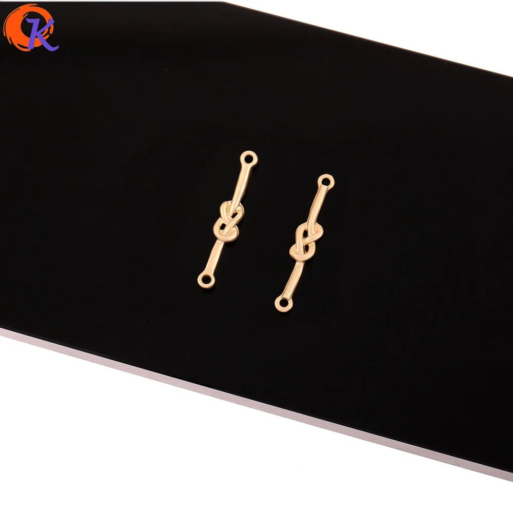 Cordial дизайн 100 шт. 5*30 мм ювелирные аксессуары/серьги Connecotrs/матовое золото/узел галстука форма/DIY/ручной работы/застежки для сережек
