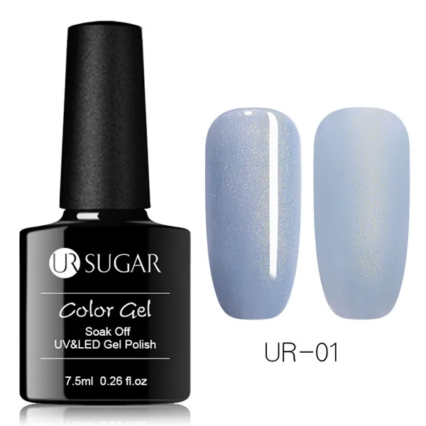 Jelly Gel1 Ur Sugar жемчуг-Хамелеон в виде ракушки Гель-лак для ногтей мерцающий жемчуг в виде ракушки блеск впитывается УФ-гель лак для ногтей маникюрный лак - Цвет: Jelly Gel1