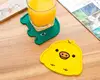 Almohadilla de aislamiento de silicona con dibujos animados para posavasos, tapete antideslizante para taza, mesa, Bol, taza, posavasos, NX 024, 1 unidad ► Foto 3/6