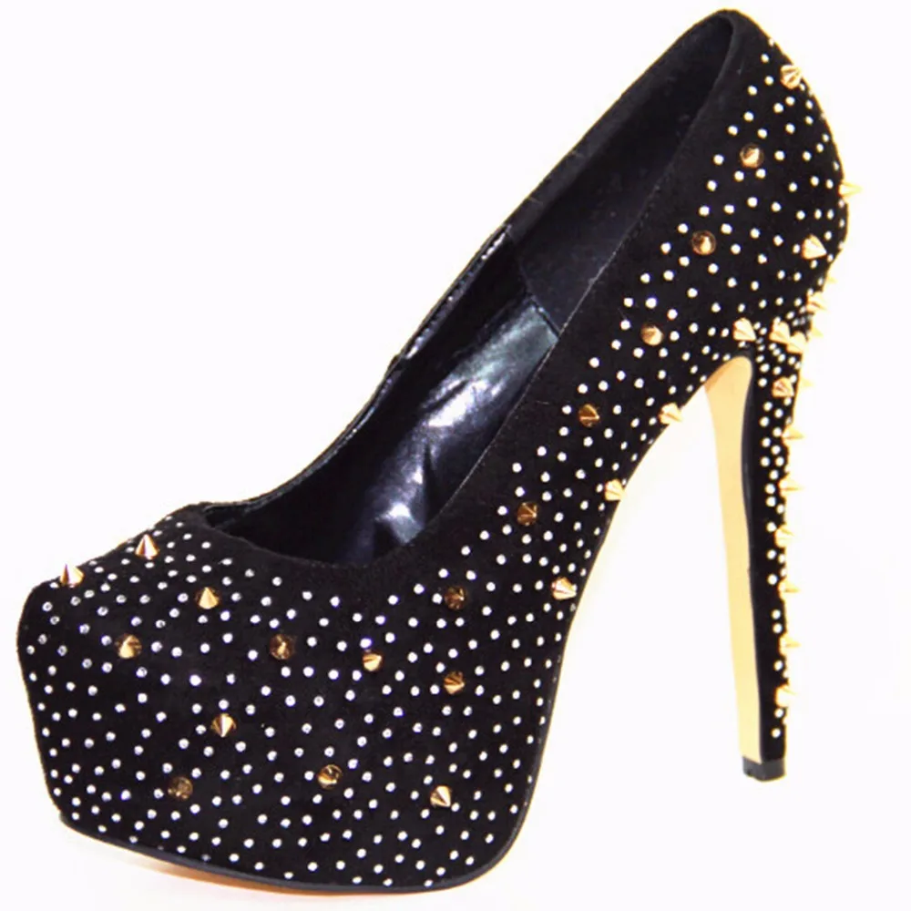 De Fghgf Chaussures Mode toe Diamant Mariage Taille Peep Talons 16 Robe Cm Noir Sexy Chaussures 86qaZ8w4