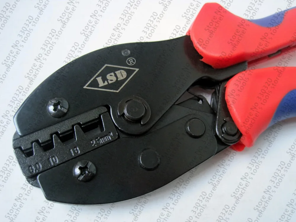 LY-0625WF Energy-saving crimping tool for cable bootlace ferrules,wire sleeves crimping pliers 6-25mm2 3