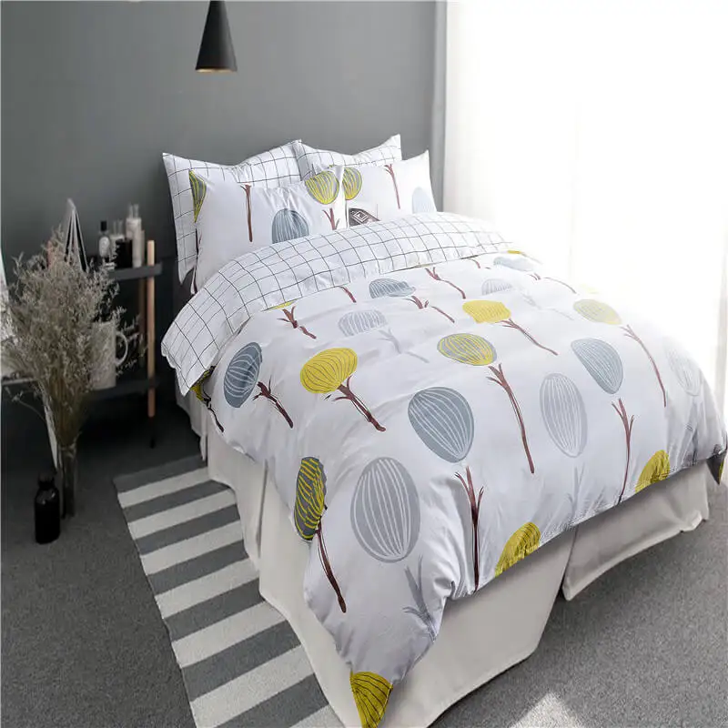 

LeRadore Fashion Bedding Set Blue Whale Korean Style Bed Sheet Duvet Cover Pillowcases Bed Cover Bed Linens Set for Kids/Youth
