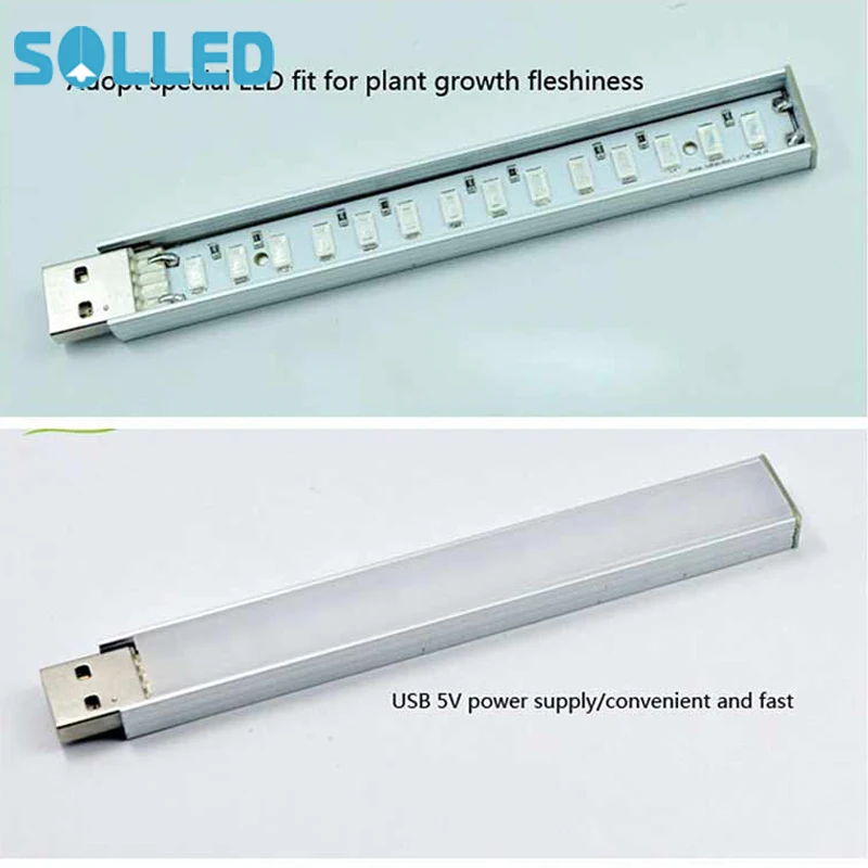 

SOLLED 27LED Spectrum USB Plant Grow Light Indoor Hydroponic Vegetable Cultivation Horticulture Industrial Seedling