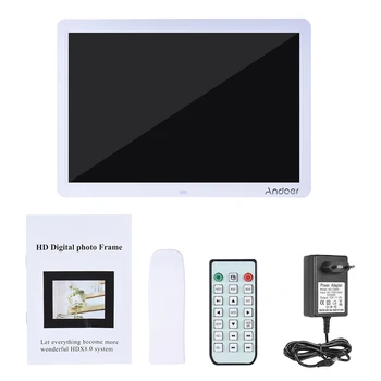 

Andoer New 15 inch Screen LED Backlight HD 1280*800 Digital Photo Frame Electronic Album Picture Music Movie Full Function Gifts