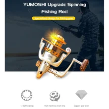 Новое рыболовное колесо с подъемом, EF500-9000, металлическая рокер, катушка для рыбы, спиннинговое колесо, летающее колесо, уличные складные прочные и прочные