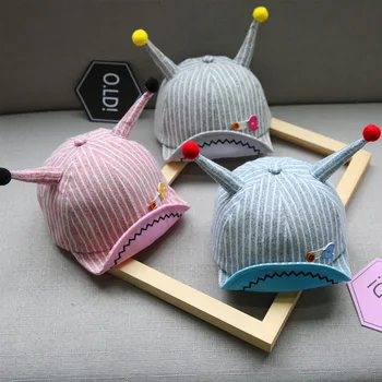 

2018 New Spring Summer Baby Cap Children 1-2 years old baby Cute Peaked Cap Baseball Cap Hat Children Tide Tentacles -40