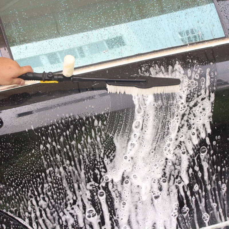 Пена бутылки воды щетка для мытья 62 см автомобиля ложки с длинной ручкой мягкие