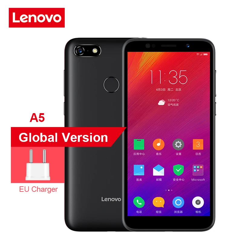 Lenovo A5 5 45 дюймов Android 8 1 MT6739 Четырехъядерный 4G смартфон 3 ГБ ОЗУ 16 Гб ПЗУ 13 0 МП задняя