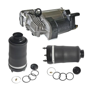 

AP02 New 1*Air Suspension Pump + 2* Front Air Spring Bags For Mercedes-Benz ML W164, GL X164 1643200004, 1643200204, 1643200304