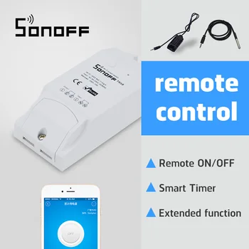 

2017 NEW Sonoff TH10 10A WiFi Smart Switch Controller Temperature Sensor & Humidity Control Waterproof For Home Use