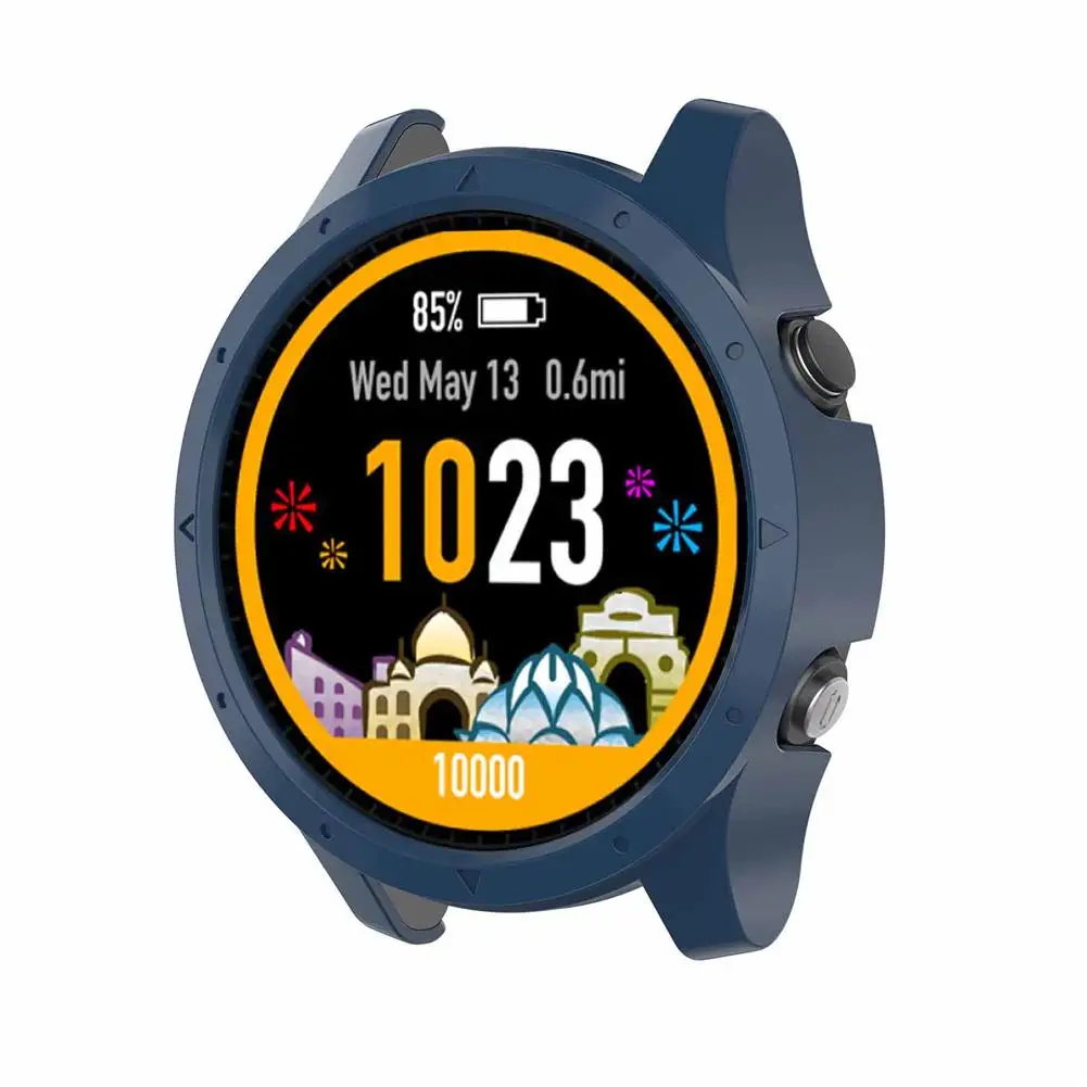 

For Garmin Forerunner 935 Watch 49MM Protective Case Drop Scratch Dirt Resistant PC Soft Stylish Cover