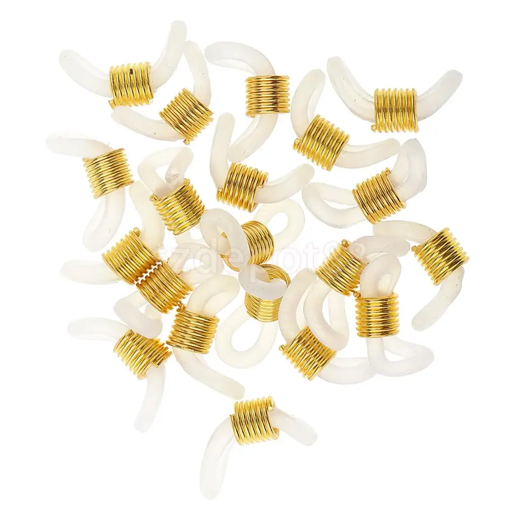 70 Pieces Wholesale Rubber Connectors for Eye Glasses Holder Necklace Chain 20mm Mixed Lot