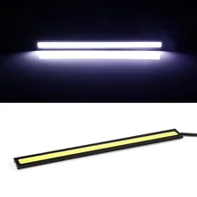 1PIC 17cm COB LED DRL Driving Daytime Running Lights Strip 12V COB LED DRL Bar Aluminum