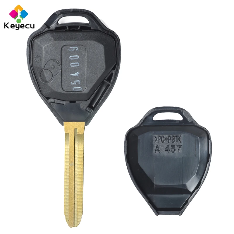 Günstige KEYECU Ersatz Remote Key 4 Tasten   314,3 MHz Frequenz   4D67 Chip Mit Uncut Klinge FOB für toyota Alphard 2005 2009