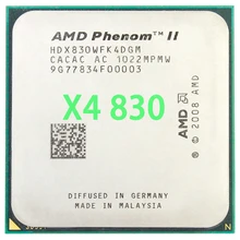 Процессор AMD Phenom II X4 830 cpu Quad-Core(2,8 ГГц/4 м/95 Вт) Socket AM3 AM2+ 938 pin