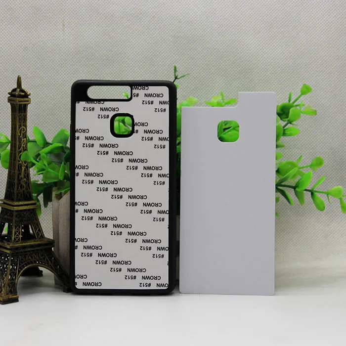 Wtsfwf DIY 2D резина для сублимации TPU+ PC пустой чехол для Huawei P9 G8 мини с Алюминий вставками на Клее 10 шт./лот