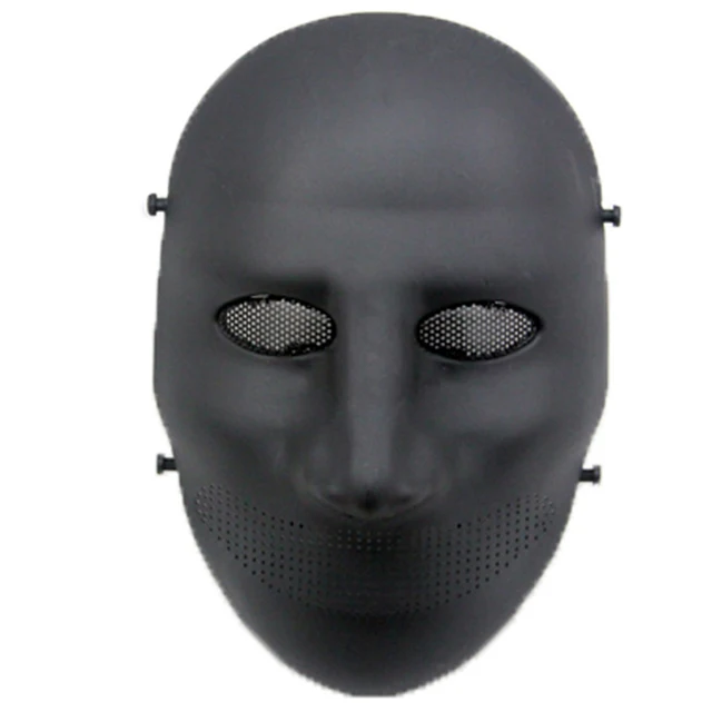 Steelmaster Men Halloween Cosplay Full Face Death Mask Unisex Black