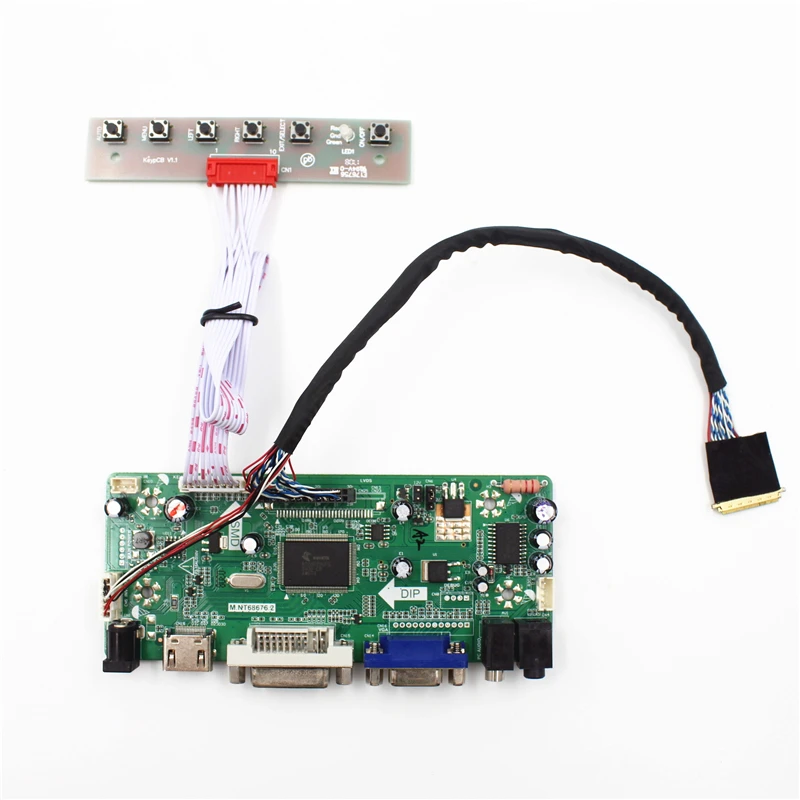 

M.NT68676 VGA, HDMI, DVI, совместимому с HDMI набор для платы ЖК-контроллер для B156HW01 B156HW02 B156HW03 15,6 дюймов 1920X1080 LVDS светодиодный на тонкопленочных транзисторах на тонкоплёночных транзисторах