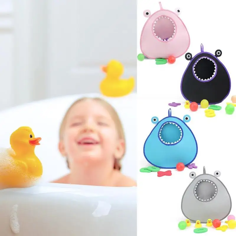 Детская милая игрушка для ванной, водонепроницаемая сумка для хранения детских игрушек для ванной, подвесная сумка с большим ртом, сумка для хранения игрушек для ванной