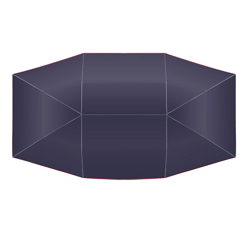 Universal car styling UV 4* 2.1M Car Umbrella Sunshade Cover Tent Oxford Cloth Silvery UV Protection Auto Accessories - Цвет: Navy blue