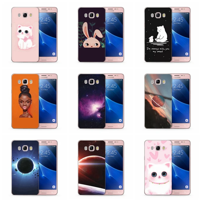 TPU чехол для Samsung Galaxy S7 edge S9 Plus A3 A5 2016 2017 prime J1 J2 J3 J5 J7 цветной мягкий кошек Fundas C196 |