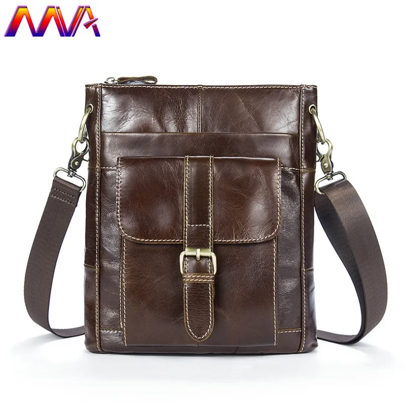

Mva Men Handbag Men`s Leather Shoulder Bag Of 100% Genuine Leather Men Crossbody Bag Cheap Price Leather Men Handbag