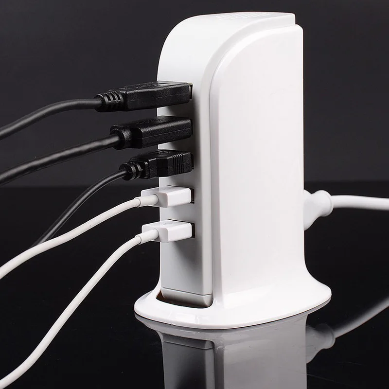 5 Порты и разъёмы USB Зарядное устройство 30 W для iPhone iPad samsung Xiaomi huawei SONYMobile телефона