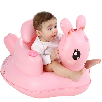 

Children's chair Baby Kid Children Inflatable Bathroom Inflatable Sofa Chair Seat Learn Portable Multifunctional baby Rabbit toy