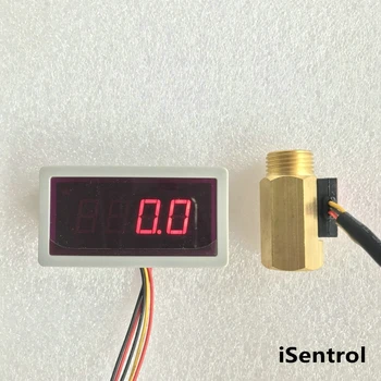 

US202M and YF-B2 Pulse Counter Flow Rate Amplifier 10 times Portable Display and Power Supply Plug and Play 1-25L/min iSentrol
