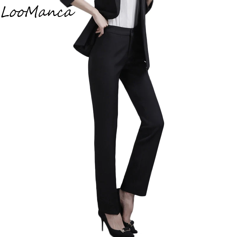 Professional Plus Size Business Formal Pants for Women Spring Autumn Office Lady Style Work Wear