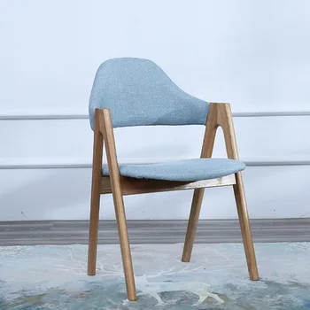 

Dining Chairs Dining Room Furniture solid wood fabric coffee chair dining chair sillones silla chaise salle a manger moderne new