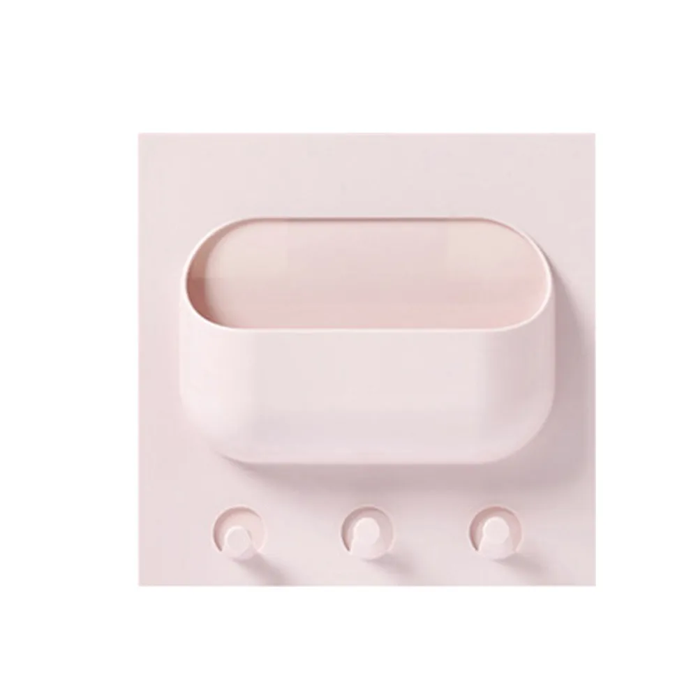 

CARPRIE Mount Holder Universal Phone Holder Stand Tray-Wall Self Stick On Mountable Floating Hanging Basket For Phone Kitchen