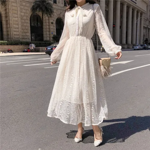 

Crochet Lace Dress Dress Elegant Vestido De Festa Robe Femme Vintage Dresses Womens Clothing Ukraine Vestidos Vestido Longo