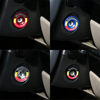 

Aluminium Alloy luminous Ignition Switch Key Ring Decoration Car Styling Accessories for AUDI A4 A6 Volkswagen Golf 6 Scirocco