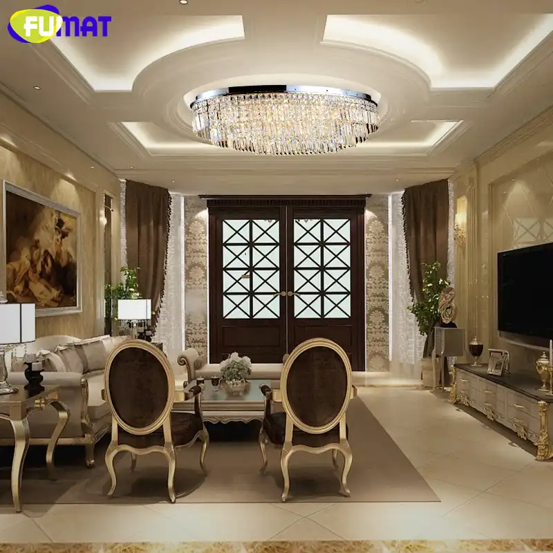 Fumat Modern Ceiling Lights Luxury Crystal Re K9 Led Fumat Modern Ceiling Lights Luxury
